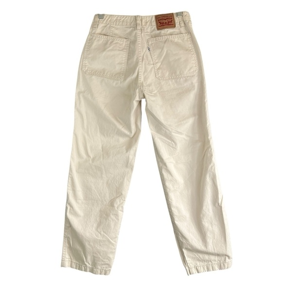 LEVI'S Women’s ‘94 BAGGY Cream Jeans Cotton Size 25 - Picture 2 of 11